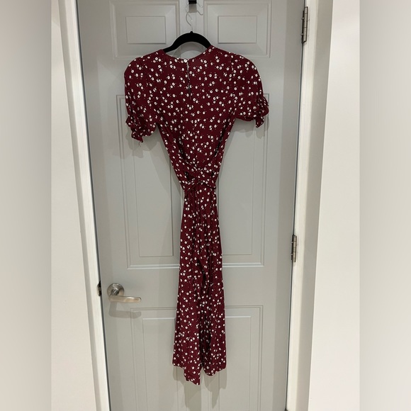 FAITHFULL THE BRAND | Burgundy floral jumpsuit - Picture 9 of 13